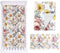 HNHUAMING Floral Crib Sheet,Baby Blanket,Changing Pad Covers