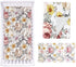 HNHUAMING Floral Crib Sheet,Baby Blanket,Changing Pad Covers