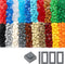Feleph Basic 1000 Pieces Plate - 1x1 Bricks Creative Pixel Mosaic Art, 20 Colors Parts Building Play Blocks Set