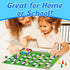 Educational Phonics Board Games for Kids, CVC and CVCC Reading and Spelling Games for Ages 4-6, Family Fun