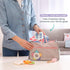 Grabease Baby Led Weaning Supplies, BPA-Free & Phthalate-Free Toddler Fork & Spoon Set, Navy for Self Feeding