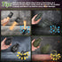 Tactical Toy-Grenade for CS Battle Game, 2Pcs Refillable Fun Impact Grenade Toy with 20 Foam Ammo