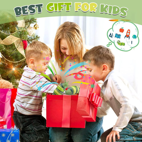 1 3+ Cevioce Easter Basket Stuffers Gifts for Toddler Kids Sensory Slug Fidget Toys, Fidget Slug Toys for Adult & Kid
