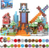 150PCS Magnetic Building Blocks with 31 Nature Designs - Water, Grass, Lava,