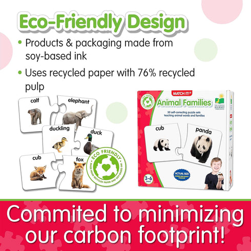 The Learning Journey: Match It! - Animal Families - Educational Animal Matching Game & Puzzle for Kids
