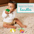 3-Pack Set Infantino Lil Nibbles Textured Silicone Teethers, BPA-Free Baby Teething Toy, Soft, Easy to Hold, Sensory