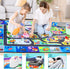 Diysani 3x5 (0.4in) ABC Rug, Toddler Play Rug Feet, Extra Thick Washable Baby Play Mat for Floor, Classroom Carpet