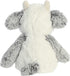 6.5 Inches Aurora Snuggly Sweet & Softer Cow Stuffed Animal - Comforting Companion - Imaginative Play - White