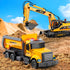 LerBao 2 Pack 3 4 5 6 7 8 Large Construction Engineering Truck Toys,Moveable Claw Excavator & Lifting Back Dump Truck