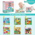OKOOKO Soft Baby Books 6PCS, Washable Cloth Bath Books for Early Education Learning Toy for Newborns