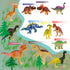 HAPTIME Plastic Assorted Mini Dinosaur Figures, Small Dino Toy, Pack of 12