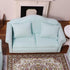 Dollhouse Couch Miniature Sofa with Pillows - 1:12 Scale Model Living Room Furniture for Decoration