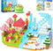 Coodoo 110PCS Magnetic Blocks - 1" Magnetic Building Blocks Sensory Toys for