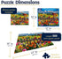 500 18"x24" White Mountain Piece Jigsaw Puzzle Spring Flower Bird Puzzles with Large Pieces Gift for Adults and Family