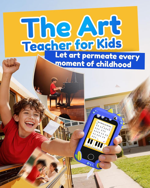 3 4 5 6 7 8 3-5 KOKODI Kids Smart Phone Toys, Birthday Gifts Idea Dinosaur Toys for Year Old Boys, Touchscreen HD