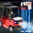 Set 11 6+ RC Forklift with Trailer, Kids Forklift Construction Toys with Lift Fork & Hook & Flatbed, Channel Kids