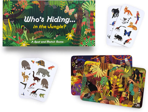 Laurence King Who's Hiding in The Jungle? A Spot and Match Game