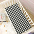 J JOYSAY 39 27 Classic Houndstooth Fitted Crib Sheet for Boys Girls Baby Crib Sheet Crib Mattress Sheet Crib Bedding, x