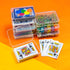 JINUPHION 8 Pcs Playing Card Case, Small Clear Box, Plastic Deck Box,