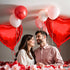 KatchOn Big Red Heart Balloons - 32 Inch, Pack of 2 for Valentines Day Decorations, Heart Shaped Balloons