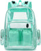 Clear Diaper Bag Backpack for Baby Girls Boys, Nappy Changing Bags for Women (Mint Green)