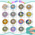 nobleboy 50 Pack Funny Fidget Spinner Toys Bulk Mini,Birthday Gifts Party Favors Supplies Goodie Bags Stuffers for Kids