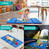 2-inch 48-in ProSource Four-Fold Kids Rest Mat, Thick Sleeping Mats for Kids, Foam Foldable Cushion for Child Comfort