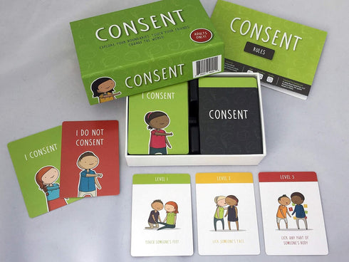 Consent the Game | Adult Card Game | Icebreaker for Parties | Spark Romance | Bachelor Bachelorette | Deepen