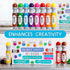 Cameron Frank Products Dot Markers for Toddlers 1-3, Set of 8 Washable Dot Paints with Activity Book PDFs