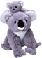 Wild Republic Mom and Baby Koala Stuffed Animal - 12 inches, Plush Toy Gift for Kids, Recycled Water Bottles