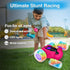 SC3 2.4GHz 4WD 360 4-12 Contixo RC Stunt Car, Pink Double-Sided Rotating flip Racer Remote Control Toy Cars with LED