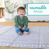 57" Infantino Foldable Soft Foam Play Mat, Baby Mat for Floor Time, Lightweight, Easy to Store, Wipeable, Multicolor