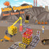 Magnetic Tiles Kids Construction Toys - Road Set with Magnet Crane for Boys Age 3-10, Building Blocks Expansion Pack
