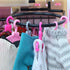 BJDBUS 80 Pcs Plastic Hangers - Accessories for 11.5 inch Doll Clothes, Gown Dress Outfit