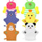 Sibba 6 Pcs Baby Bath Mitt Washcloths Gloves, Gentle Cute Exfoliating Wash Mitt
