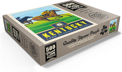 MyPuzzle Kentucky: The Bluegrass State - Premium 500 Piece Jigsaw Puzzle for Adults