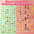 50 Pack Set Mini Food Blind Bags for Kids - Small Dollhouse Accessories & Party Favors with Tiny Resin Food Toys