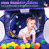 3pc Space Ship Kids Play Tent, Crawl Tunnel, Ball Pit for Toddlers, Indoor Outdoor Playhouse for Ages 3-7