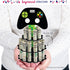 Big Dot of Happiness Game Zone - DIY Pixel Video Game Party or Birthday Party Money Holder Gift - Cash Cake
