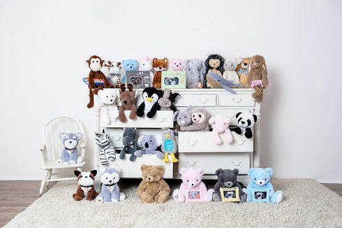 Recordable Stuffed Animals | 20 sec Heart Voice Recorder for Ultrasounds and Sweet Messages | Perfect Gender Reveal