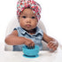 ChooMee Baby Suction Bowls & FlexiDip Learning Utensil Set, 4 CT Small, Aqua Green