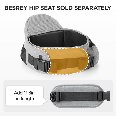 besrey Baby Hip Carrier - Convenient Accessory for On-the-Go Parents
