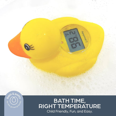 Adorable Duck Bath Thermometer for Babies - Instant Digital Readings