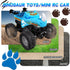 1:64 2.4GHz 4-7, 360 6-8 Gohero Monster Trucks Toys, Mini Remote Control Car for Boys Spin & Walk Upright Little Blue