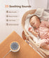 10 Dreamegg Sound Machine with Nursery Lamp - Sound Machine Baby, Soothing Sounds, Timer, Memory Function, Colour Night