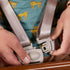 ECR4Kids 5-Point Universal Wrap Harness Strap for High Chairs, Replacement Part, Grey