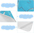 SyXIOP 28" 52" Cute Cartoon Dolphin Cooling Baby Crib Mattress x Ultra Soft Training Pads for Kids, Adult