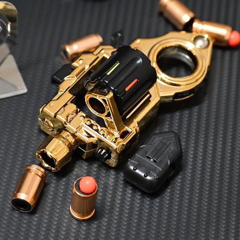 Generic Metal EDC Fidget Gun for Adults - Silent Stress Relief Toy with