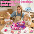 2 3 2-4, 7-in-1 1 2 3 usrela Girls Toys for Year Old, Toddler Girl Toys Age Carrier Truck with Light & Music, Truck