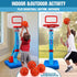 SUPER JOY Toddler Basketball Hoop - Height Adjustable Kids Basketball Hoop for Indoor Outdoor Play, Portable Goal